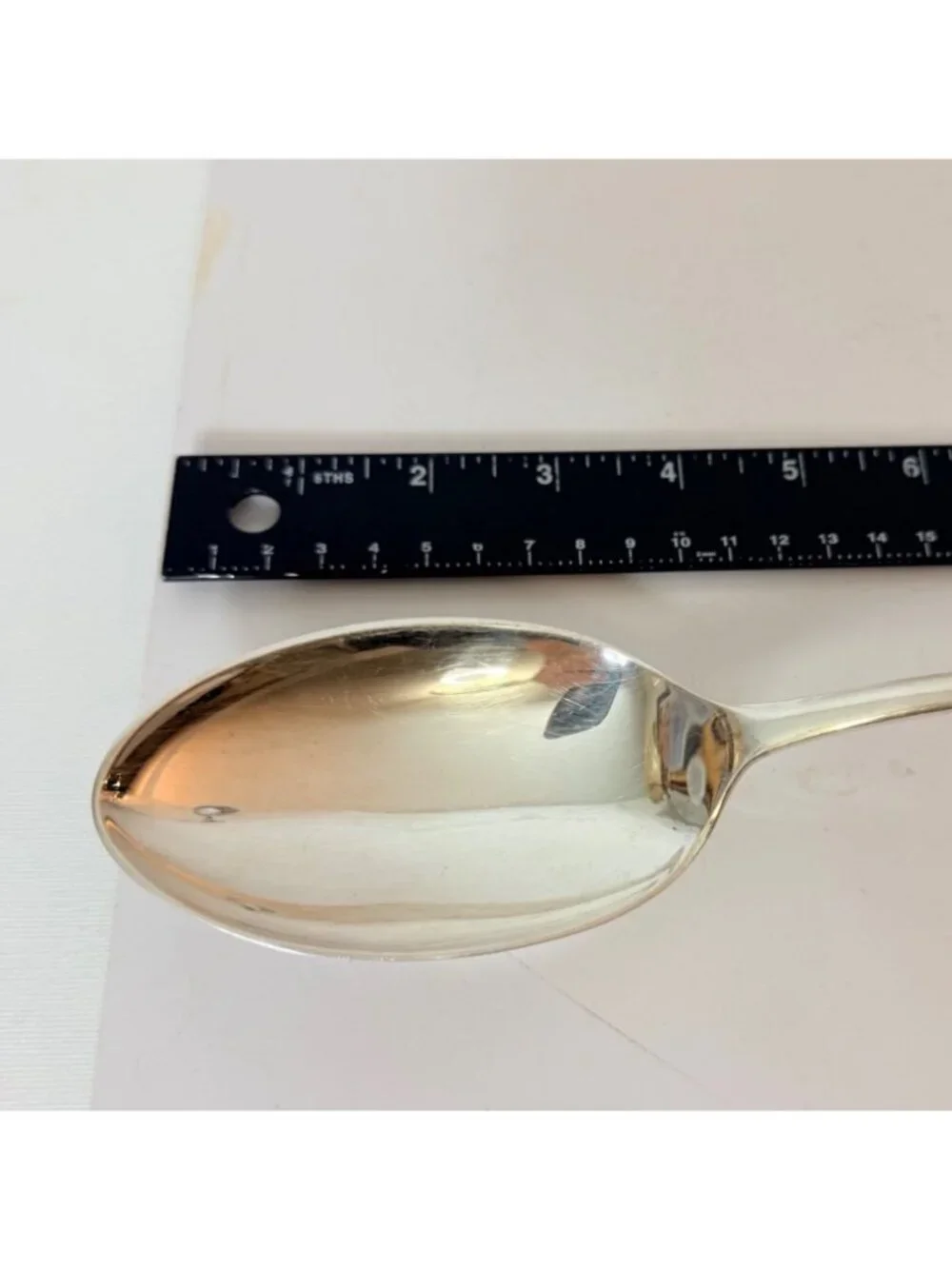 Vintage Gerity Georgian Silver Plated Serving Spoon Luxury Dining 13 Inch